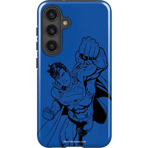 DC Comics Superman Comic Pop Galaxy S25 Impact Case